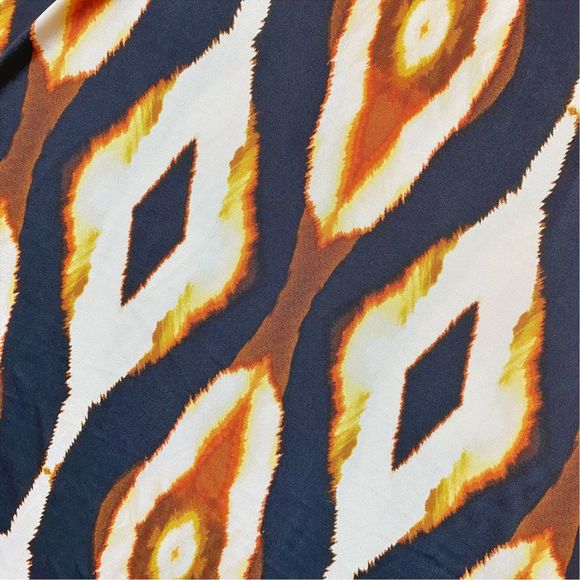 Worthington Stretch Animal Print Twist Front Blouse - Size XL - Picture 3 of 6